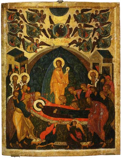 Икона «Успение» из Кирилло-Белозерского монастыря